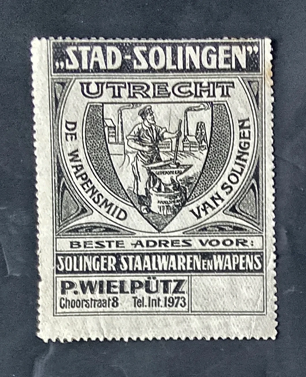 Stad-Solingen – P. Wielpütz, Utrecht – Solinger Staalwaren en Wapens