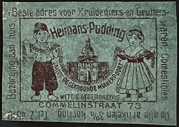 Heimans-Pudding – Commelinstraat Amsterdam