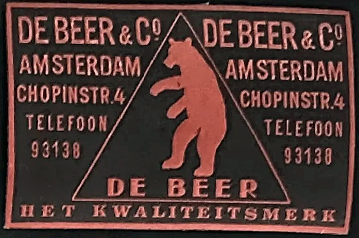 Sluitzegel De Beer & Co. Amsterdam – Het Kwaliteitsmerk