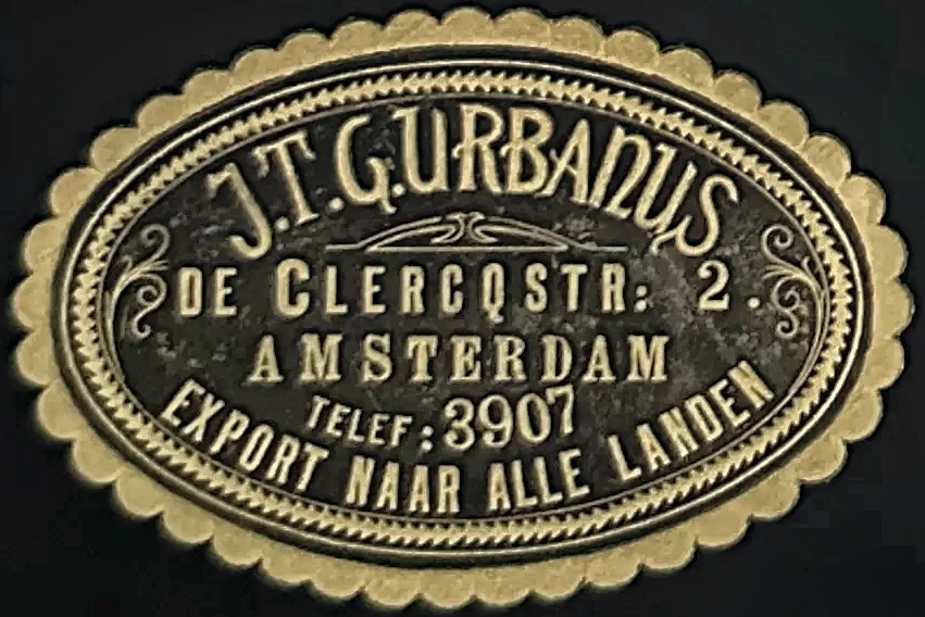 Sluitzegel J.T.G. Urbanus, Amsterdam