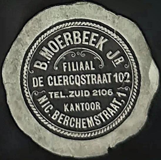 Sluitzegel B. Moerbeek Jr. – Amsterdam