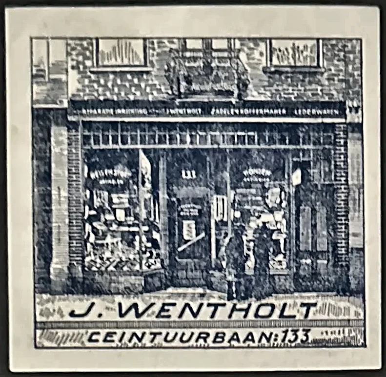 Sluitzegel J. Wentholt – Zadels, Koffermakerij & Lederwaren, Amsterdam