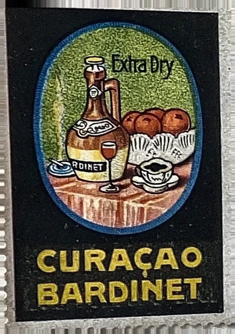 Reclamesluitzegel Curaçao Bardinet Extra Dry