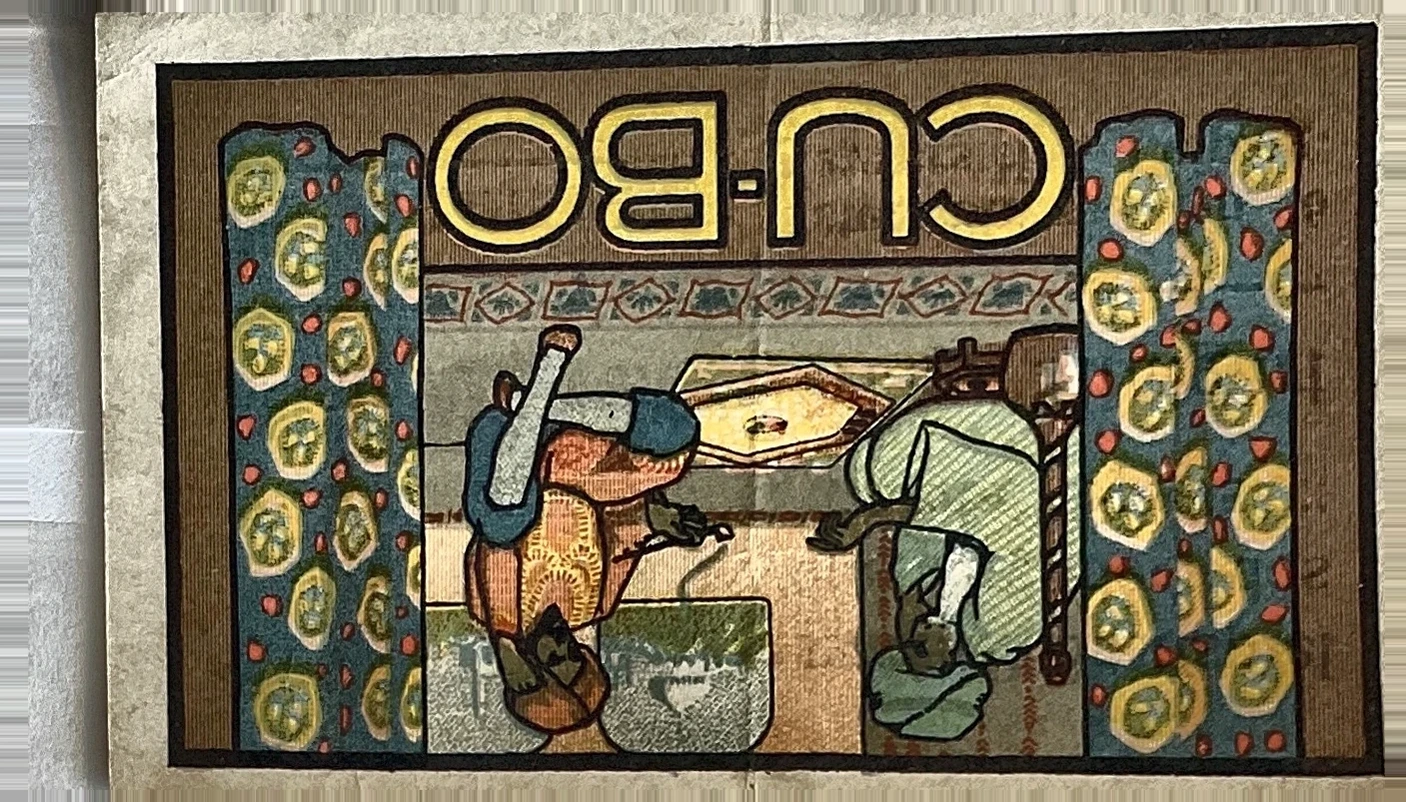 CU-BO Bouillon – Oriëntaalse reclamesluitzegel