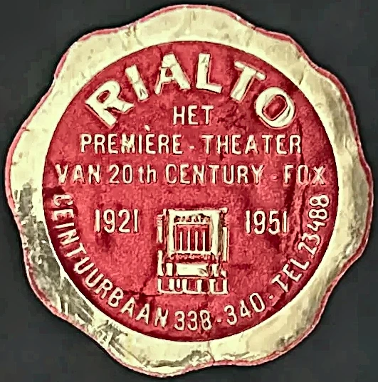 Rialto – Het Premièretheater van 20th Century Fox, Amsterdam (1921–1951)