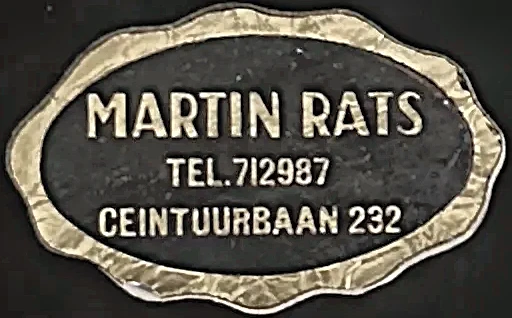 Sluitzegel Martin Rats, Ceintuurbaan 232, Amsterdam