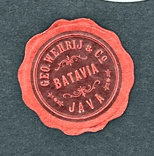 Sluitzegel Geo. Wehrij & Co. – Batavia, Java