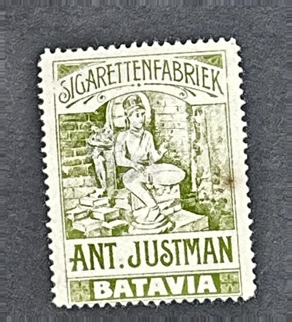 Sluitzegel Sigarettenfabriek Ant. Justman – Batavia