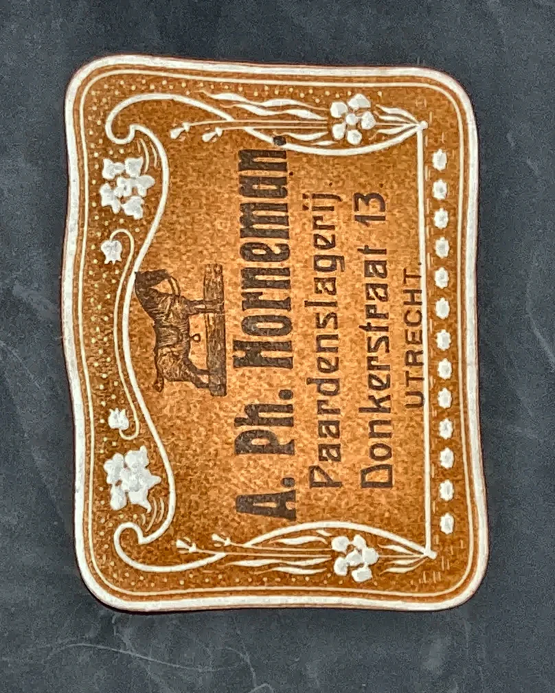 Sluitzegel A. Ph. Horneman Paardenslagerij Utrecht