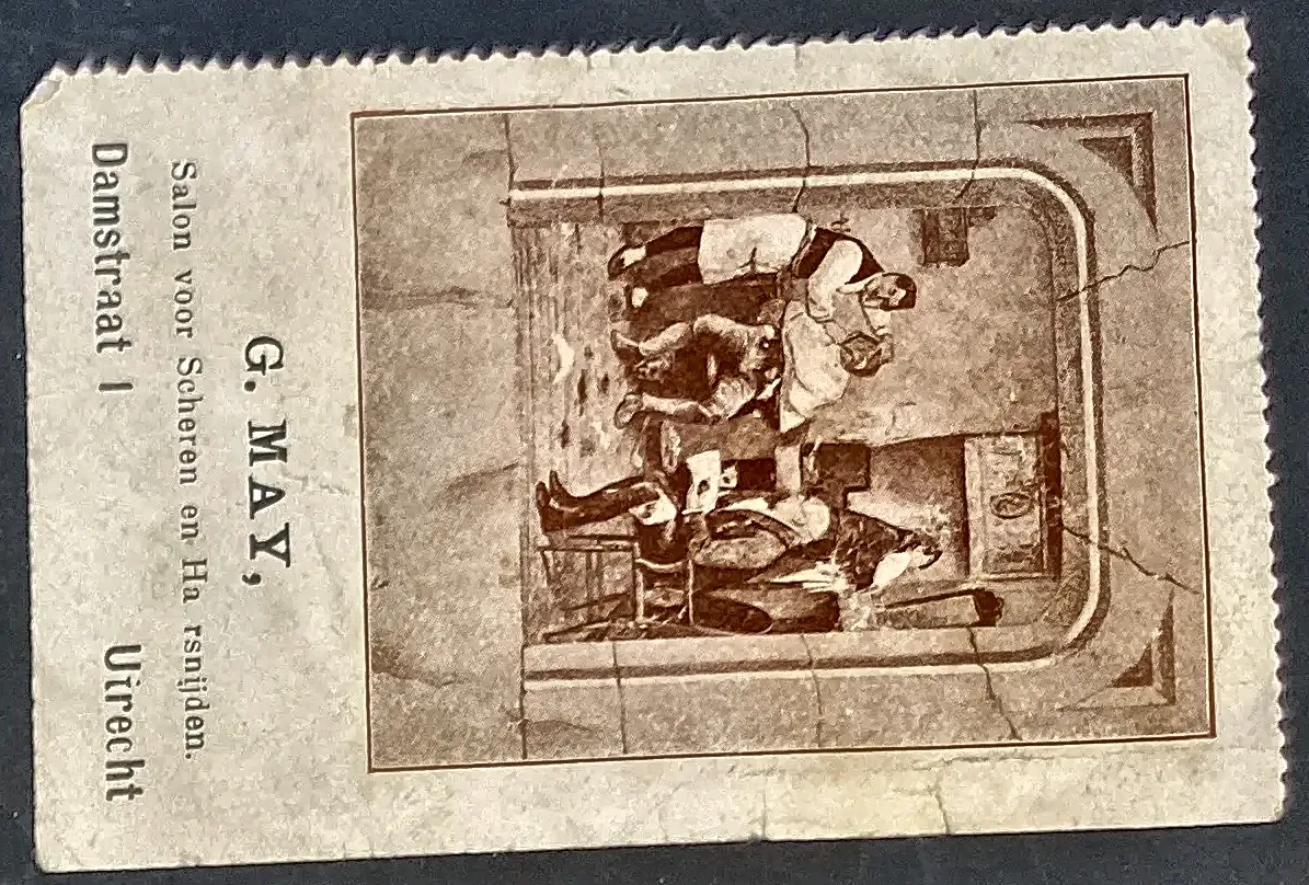 Sluitzegel G. May – Salon voor Scheren en Haarsnijden, Utrecht