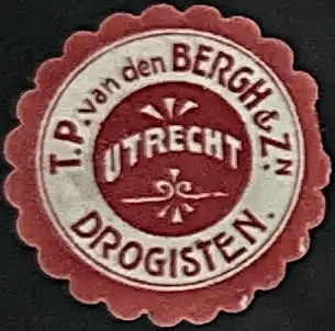 Sluitzegel T.P. van den Bergh & Zn. Drogisten Utrecht