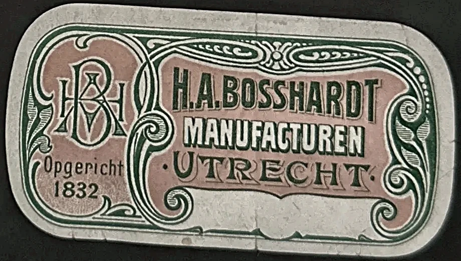 H.A. Bosshardt Manufacturen Utrecht