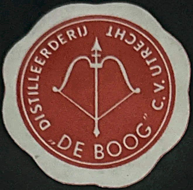 Sluitzegel Distilleerderij 'De Boog' C.V. Utrecht