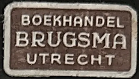 Sluitzegel Boekhandel Brugsma Utrecht