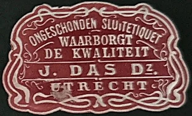 Sluitzegel J. Das Dz. – Kwaliteitsgarantie Utrecht