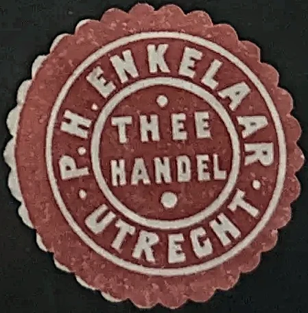 Sluitzegel P.H. Enkelaar Theehandel Utrecht