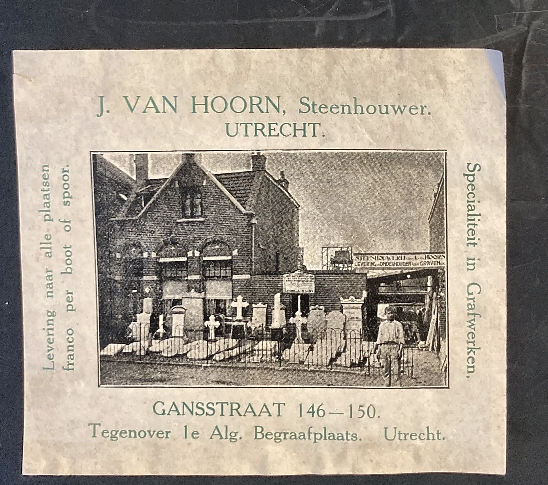 J. van Hoorn – Steenhouwer Utrecht, Gansstraat