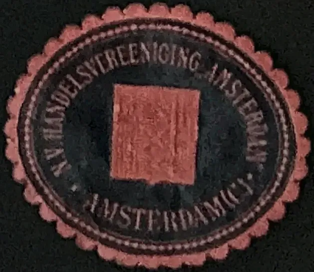 Sluitzegel Handelsvereeniging Amsterdam