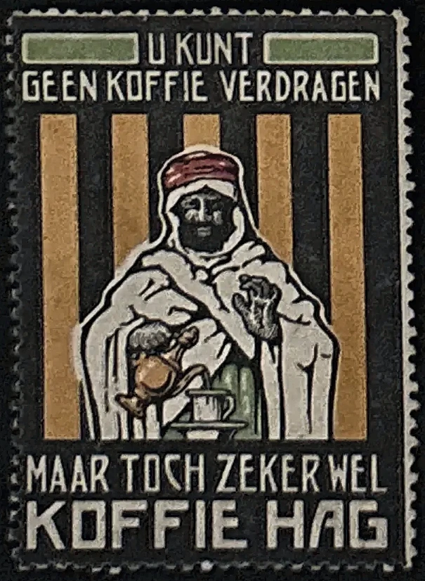 Koffie HAG – 'U kunt geen koffie verdragen' sluitzegel