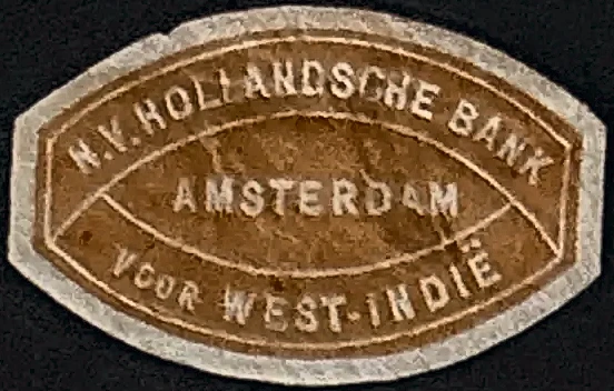Sluitzegel N.V. Hollandsche Bank voor West-Indië Amsterdam