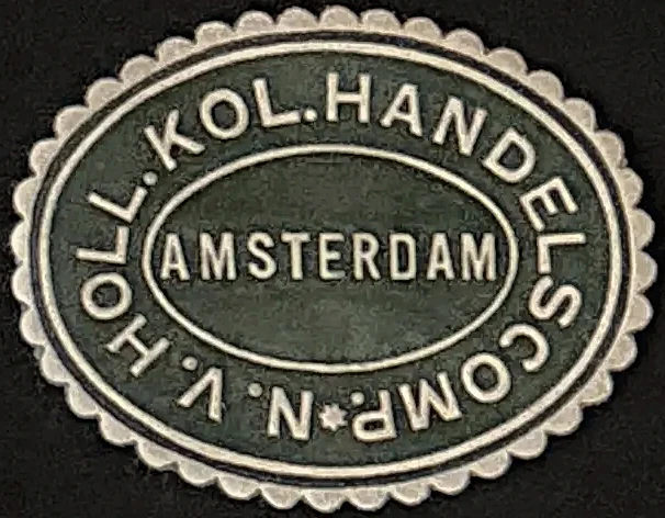 Sluitzegel Hollandsche Koloniale Handelscompagnie N.V. Amsterdam