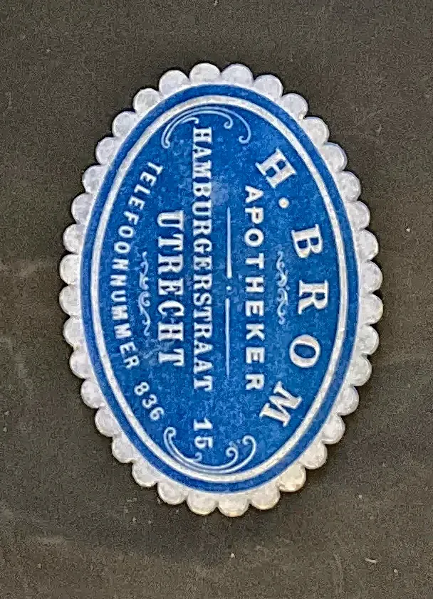 Sluitzegel Apotheker H. Brom Utrecht