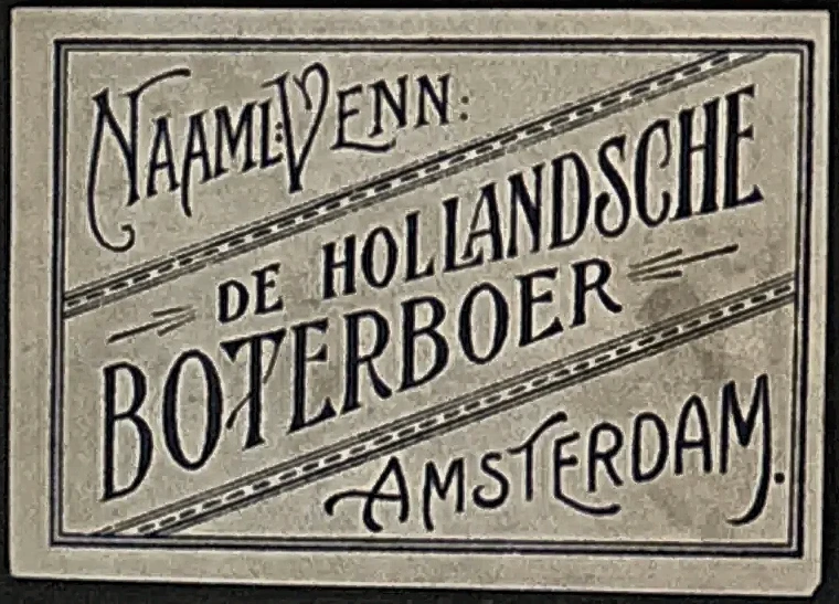 Sluitzegel De Hollandsche Boterboer Amsterdam