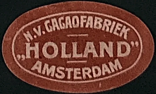 Sluitzegel N.V. Cacaofabriek 'Holland' Amsterdam