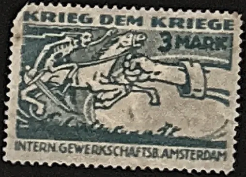 Krieg dem Kriege – Internationaal Vakverbond Amsterdam
