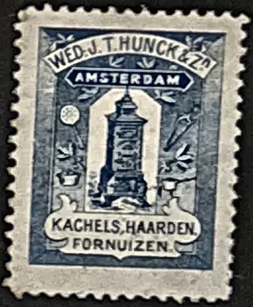 Wed. J.T. Hunck & Zn. – Kachels, Haarden en Fornuizen Amsterdam