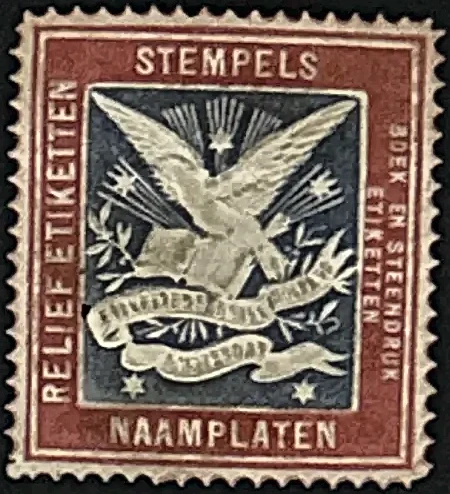 Sluitzegel Reliëf Etiketten, Stempels en Naamplaten