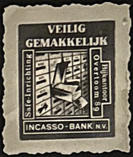 Sluitzegel Incasso-Bank N.V. – Bijkantoor Overtoom 89, Amsterdam