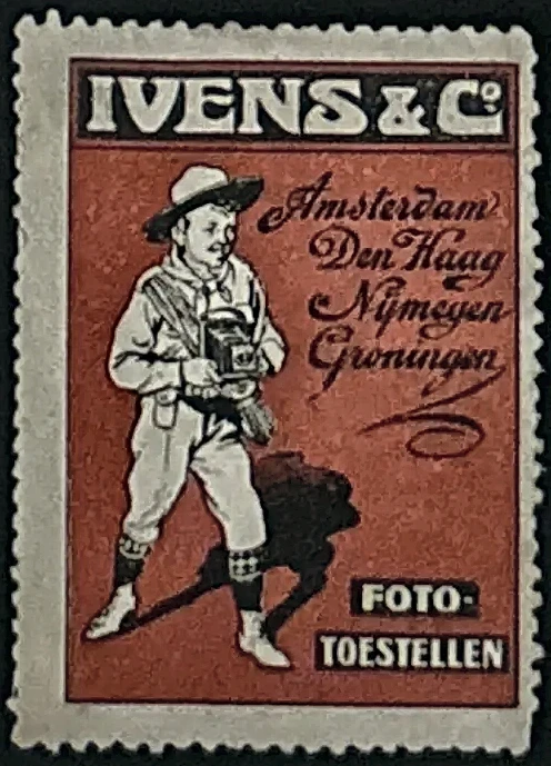 Ivens & Co. Foto-Toestellen reclamesluitzegel