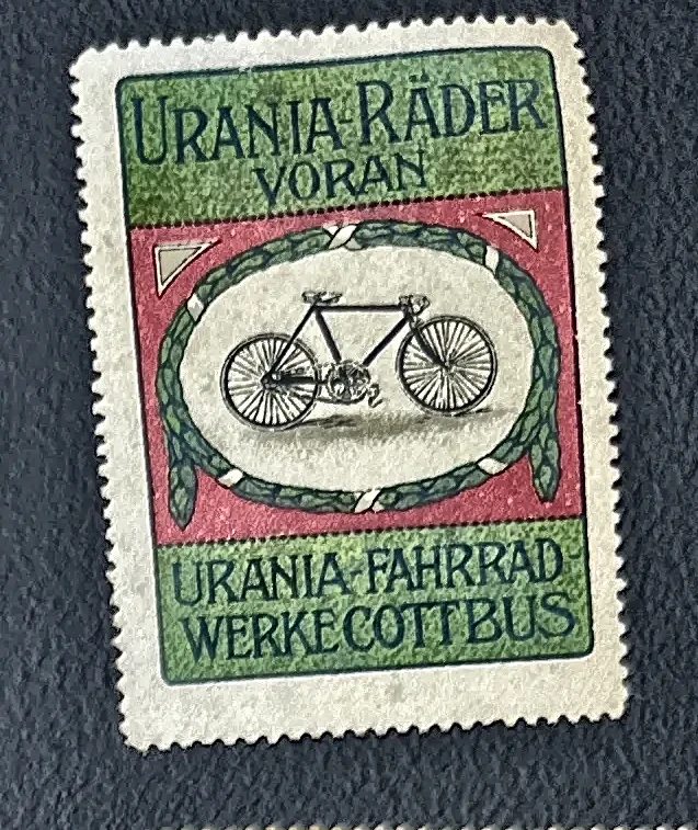 Urania Räder Voran – Urania Fahrrad-Werke Cottbus