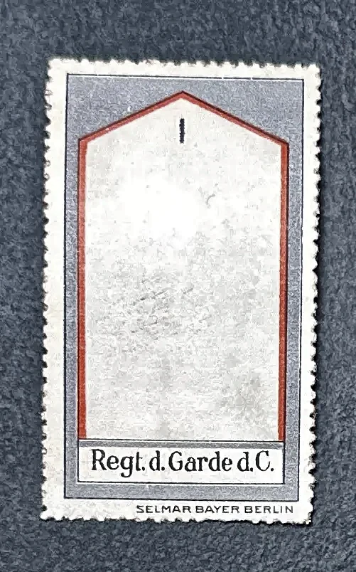Regiment der Garde du Corps - Militaire sluitzegel