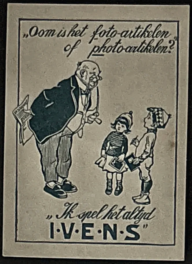 Reclamesluitzegel I·V·E·N·S foto-artikelen