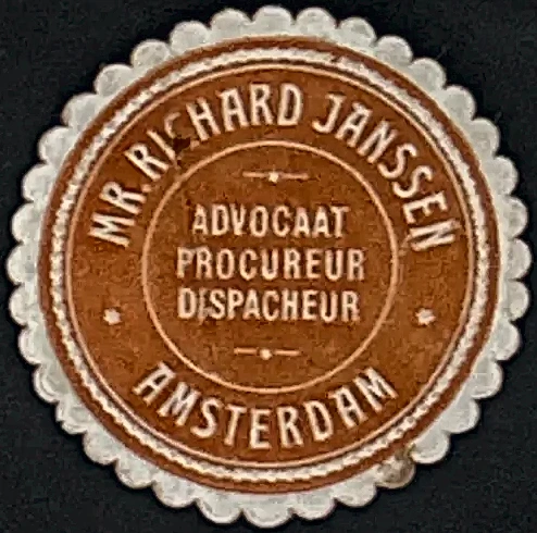 Sluitzegel Mr. Richard Janssen – Advocaat & Procureur Amsterdam