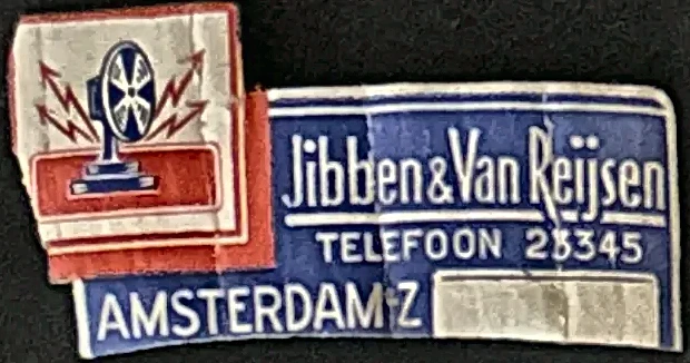 Sluitzegel Jibben & Van Reijsen, Amsterdam-Zuid