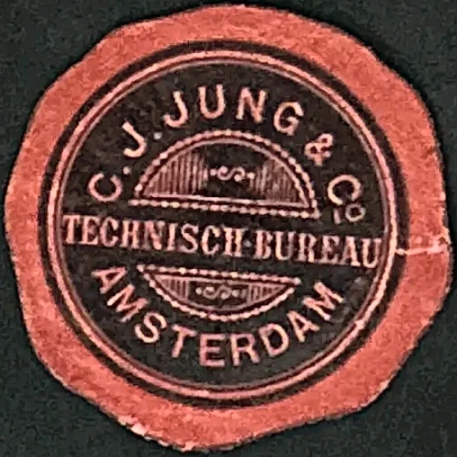 Sluitzegel C.J. Jung & Co. Technisch Bureau Amsterdam