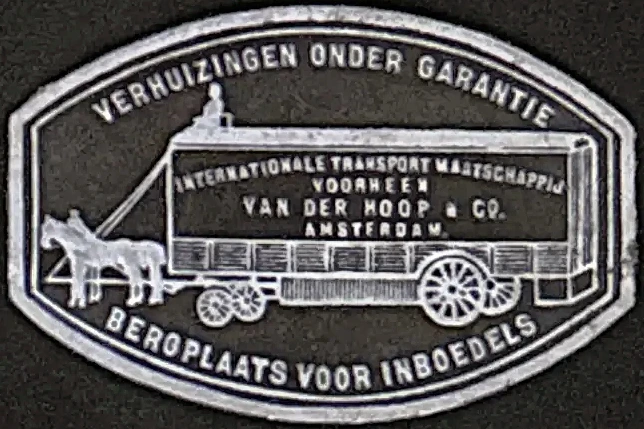 Sluitzegel Van der Hoop & Co. – Internationale Transport Maatschappij Amsterdam