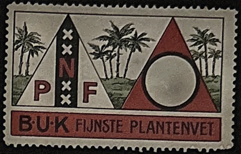 B.U.K. Fijnste Plantenvet – reclamezegel NPF
