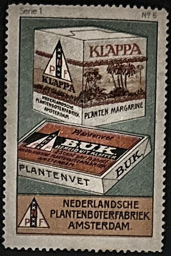 Klappa Planten Margarine & B.U.K. Plantenvet – Nederlandsche Plantenboterfabriek Amsterdam