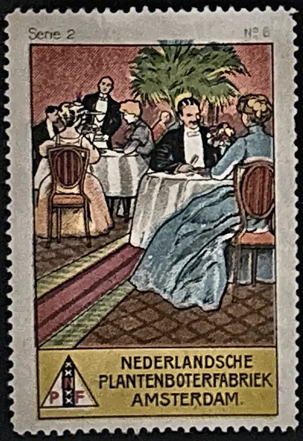 Nederlandsche Plantenboterfabriek Amsterdam – Restaurantscène