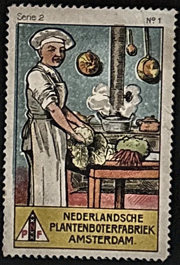 Nederlandsche Plantenboterfabriek Amsterdam – Kok in de keuken