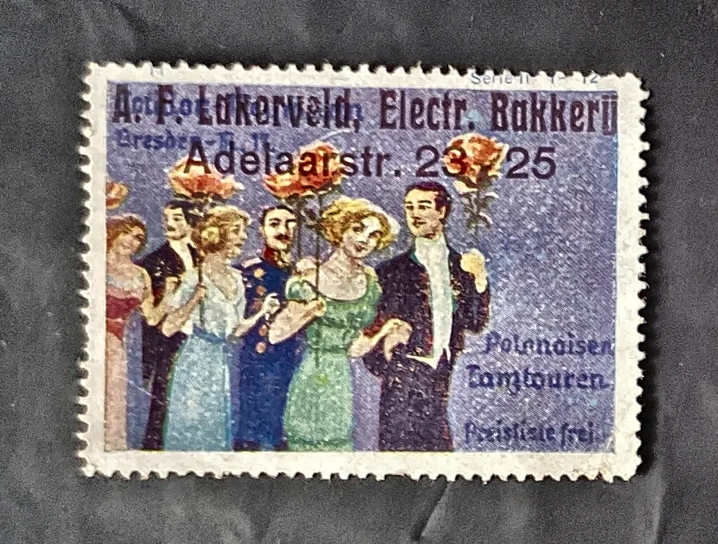 Sluitzegel A.P. Lakerveld Electrische Bakkerij Amsterdam