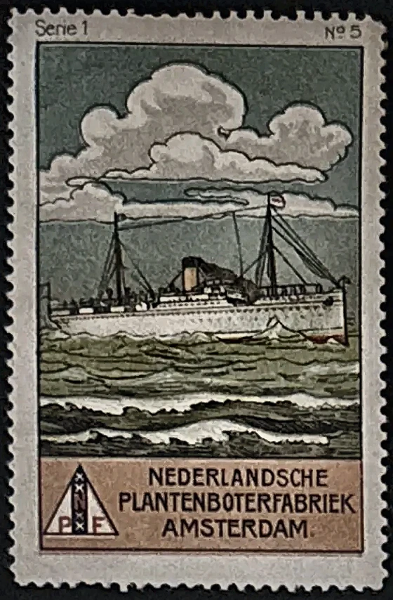 Nederlandsche Plantenboterfabriek Amsterdam – Stoomschip