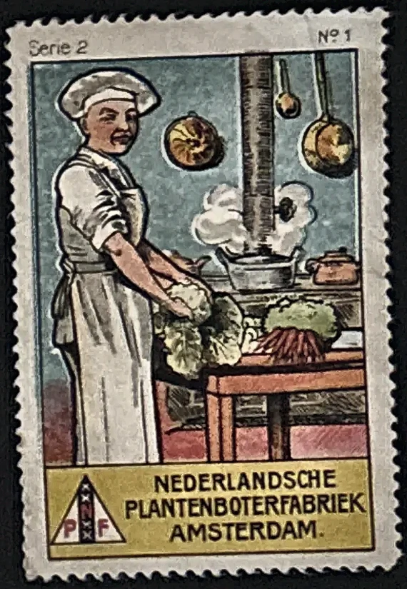 Nederlandsche Plantenboterfabriek Amsterdam – kok in keuken