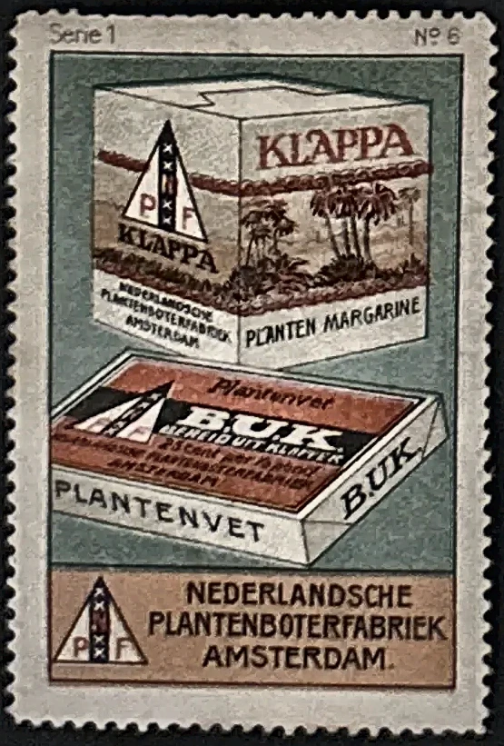Klappa Planten Margarine & BUK Plantenvet – Nederlandsche Plantenboterfabriek Amsterdam