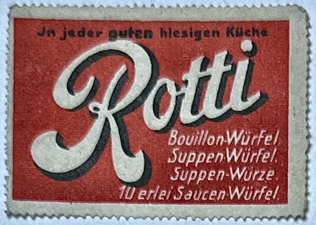Rotti Bouillon- en Soepblokjes reclamesluitzegel