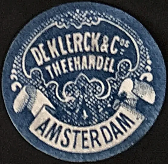 Sluitzegel De Klerck & Co. Theehandel Amsterdam